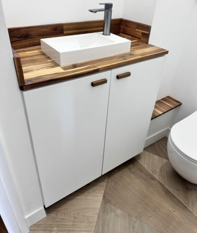 Meuble vasque toilettes